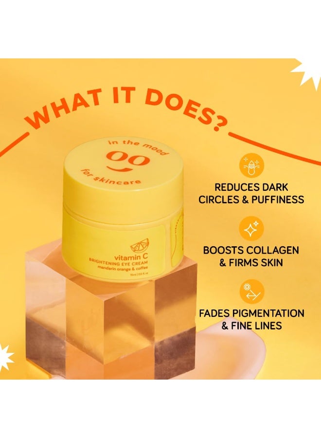  مودي كريم مودي لتفتيح منطقة تحت العين بفيتامين سي مع النياسيناميد والكافيين لعلاج الهالات السوداء والانتفاخات والخطوط الدقيقة | ٩٤٪ من المستخدمين لاحظوا انخفاضًا في الهالات السوداء | نباتي ١٠٠٪ - للنساء والرجال - Image 4