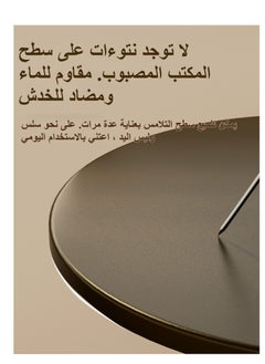 XiuWoo Living room home retro, living room side table, creative bedside table, rack black small round table, sofa side cabinet light luxury small coffee table  - Image 4