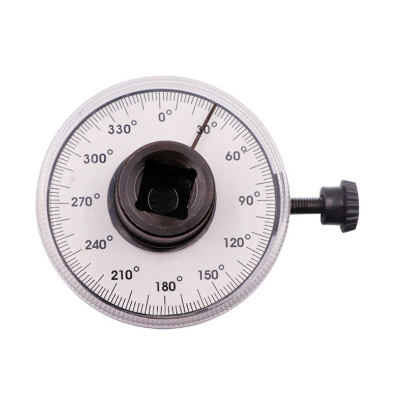1/2 Inch 360 Degree Torque Angle Gauge - Precision Measurement Tool for Professional Mechanics - Chrome Vanadium Steel Drive Torque Angle Gauge with Clear Scale for High Performance Engines - Image 4
