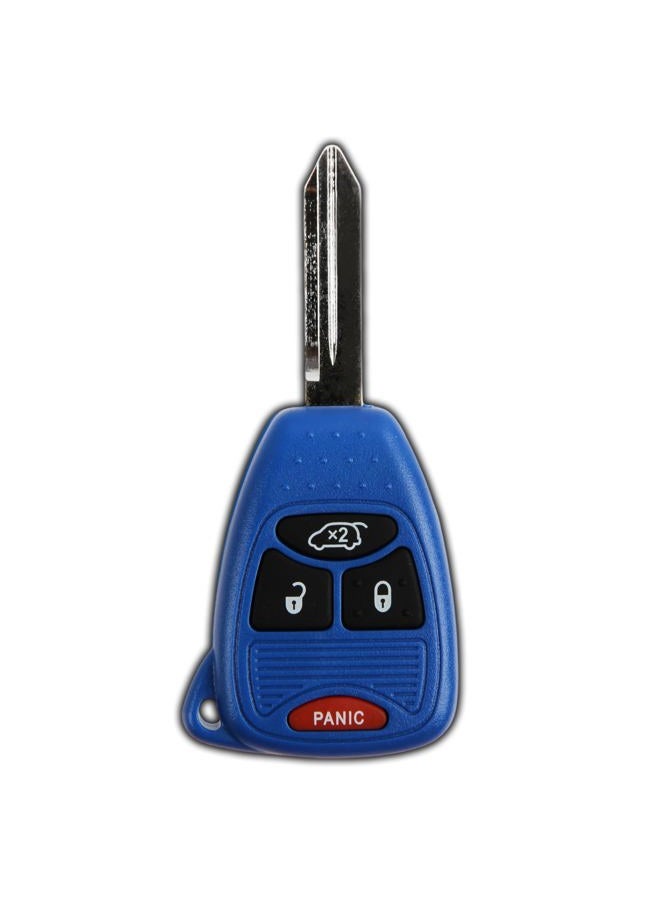 KeylessOption Key Fob Replacement for 2004 2005 2006 2007 2008 2009 2010 2011 2012 2013 2014 2015 2016 Chrysler 300 Dodge Durango Ram Jeep Cherokee Remote, 4-Button OHT692427AA, Self Programming - Image 1