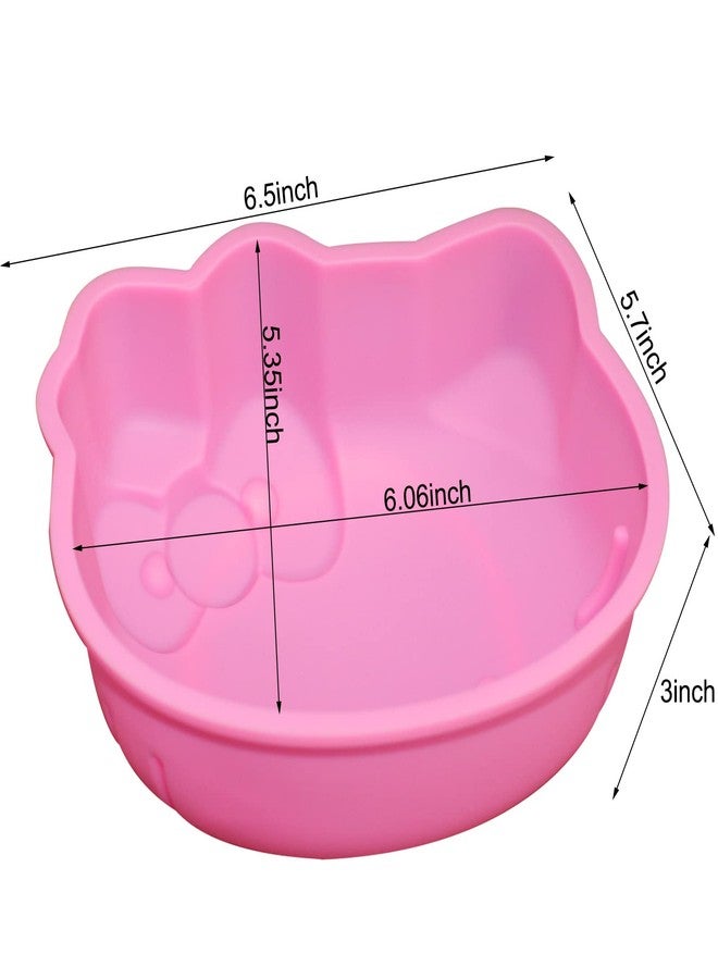 Yedadone 6 Inch Cute Cat Silicone Fondant Cake Mold - Non-stick Chocolate Candy Mold for Cake Making - Image 2