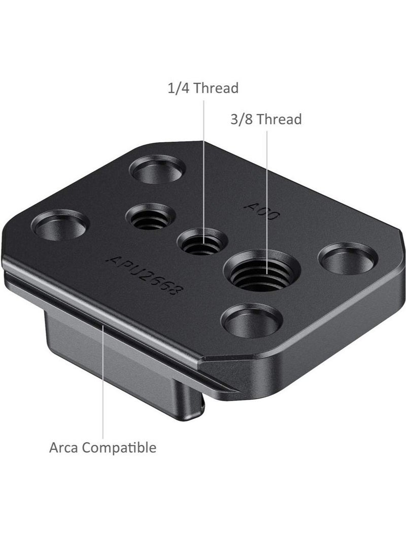 Captaintech Buckle Adapter with Arca-Type Quick Release Plate for GoPro Cameras APU2668 - Image 4