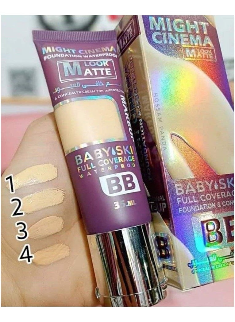 Might Cinema - BB Cream And Concealer 2 In 1 Matte  Might Cinema, Shade 102 - Image 1