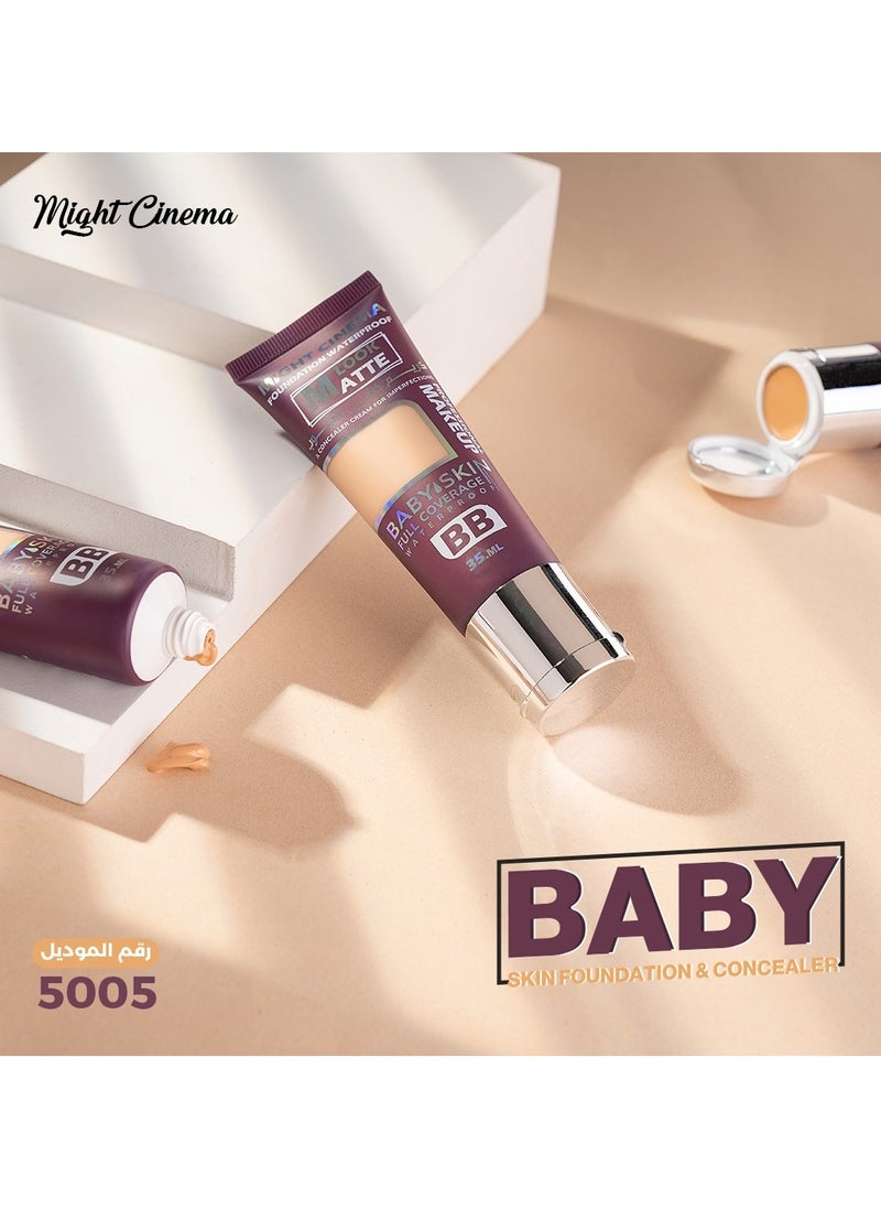 Might Cinema - BB Cream And Concealer 2 In 1 Matte  Might Cinema, Shade 102 - Image 1