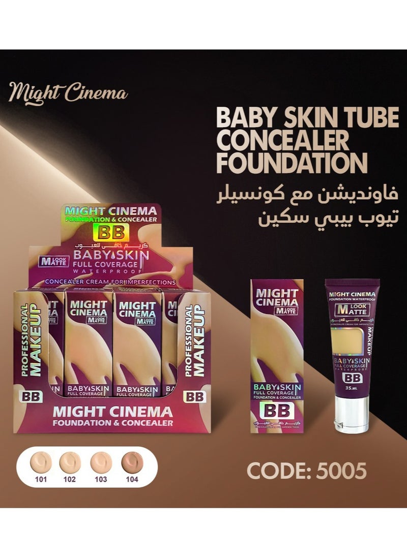 Might Cinema - BB Cream And Concealer 2 In 1 Matte  Might Cinema, Shade 102 - Image 1