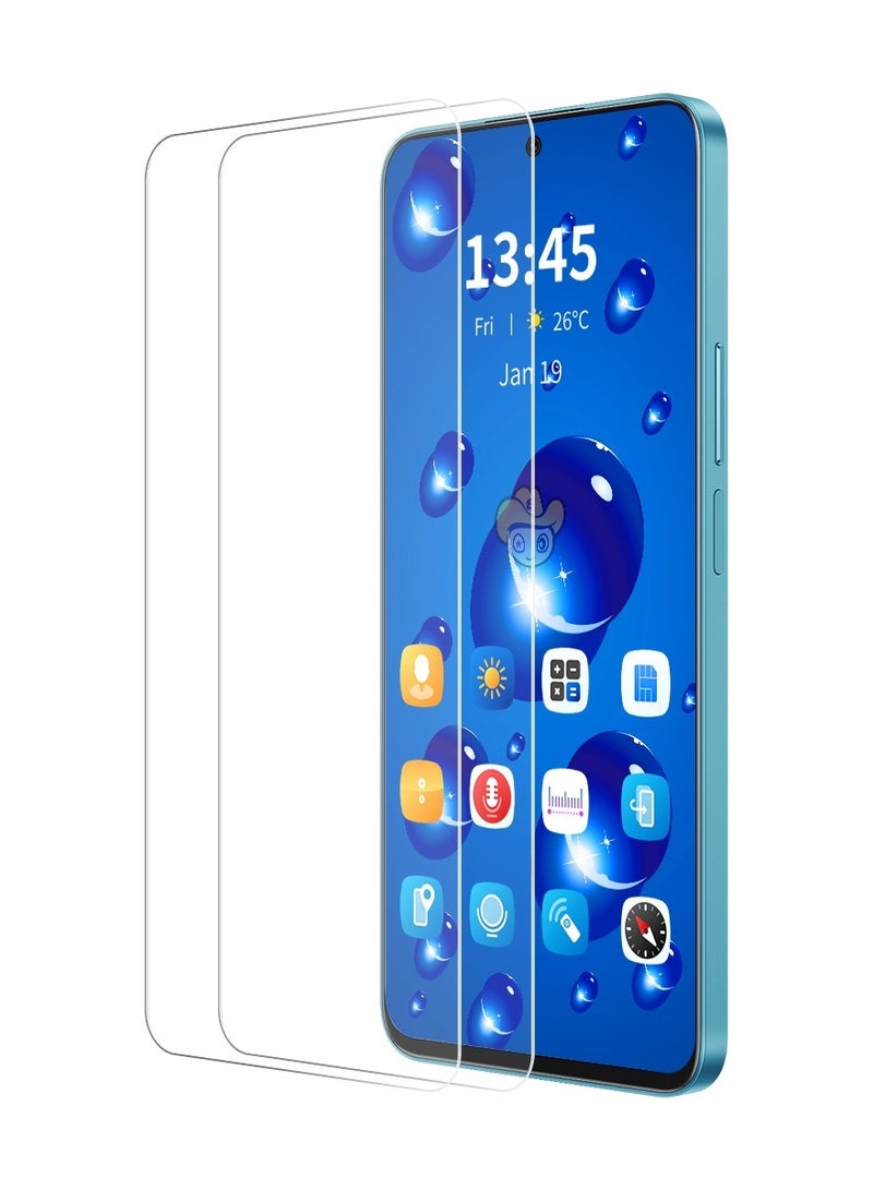 HuHa [3-PACK] Nothing Phone 2a Frosted TPU Case With 2 PCS Big Arc Edge High Aluminum-silicon Tempered Glass Film - Image 3