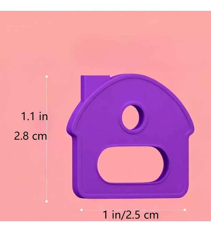 10pc Soft Stretchy Key Protectors With Labelable Identifiers For House Keys - Image 3