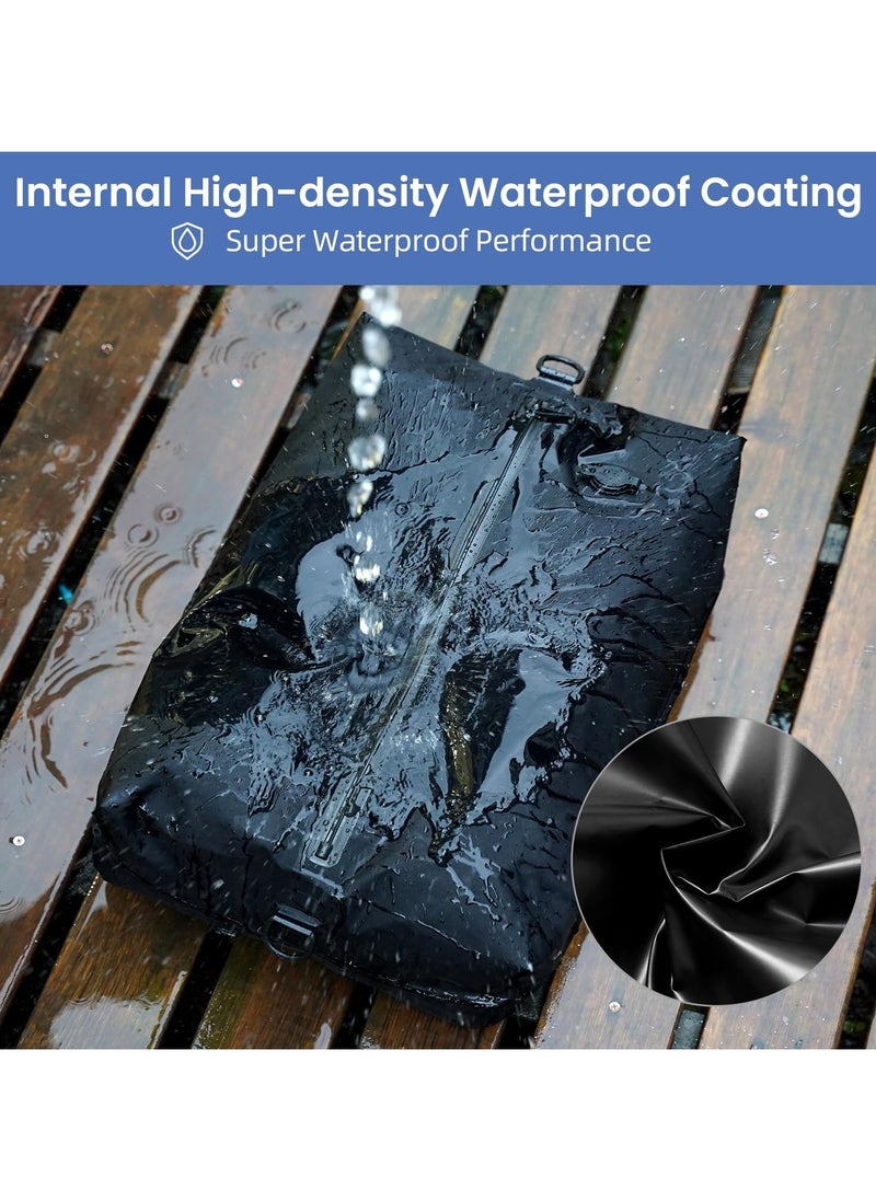 Ru syanl - TPU Vacuum Bag for Travel - Reusable Compression Bag with Waterproof Zipper Save Space for Suitcase Backpack and Carry on (16L Capacity) - Image 1