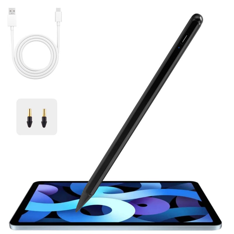 Edivia Pencil for iPad 20182024EDIVIA New Fast Charging and Palm Rejection Stylus Pen for iPad Pro M4 2024iPad Air M2 2024iPad Pro 11129 InchiPad Air 5th 4th 3rd iPad 10th9th GenerationBlack - Image 2
