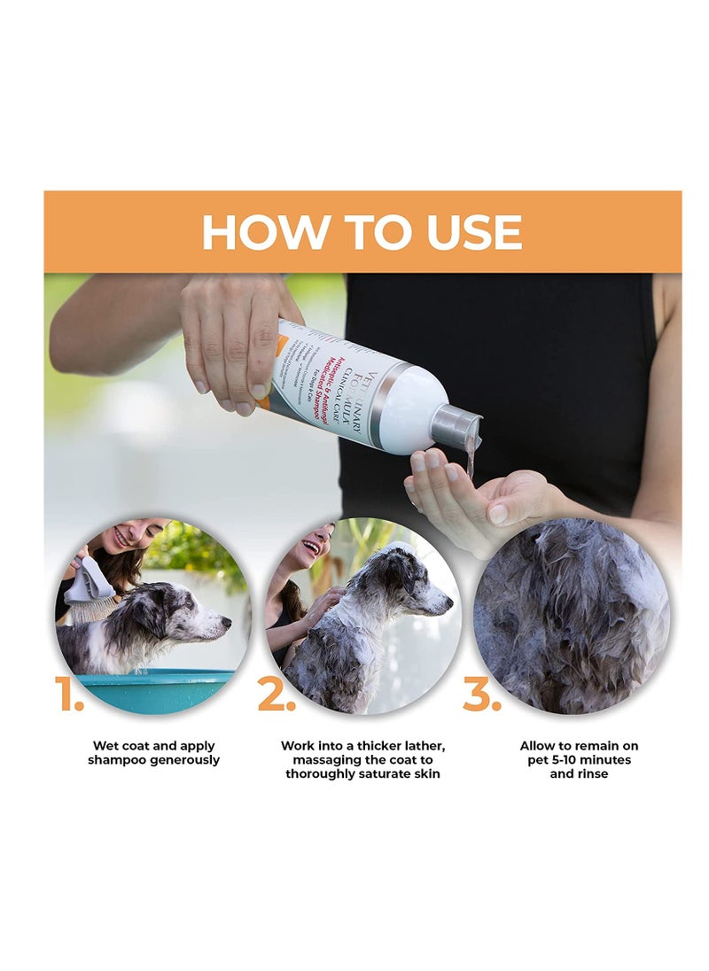 SynergyLabs Antiseptic and Antifungal Medicated Shampoo for Dogs and Cats 473ml  - Image 4