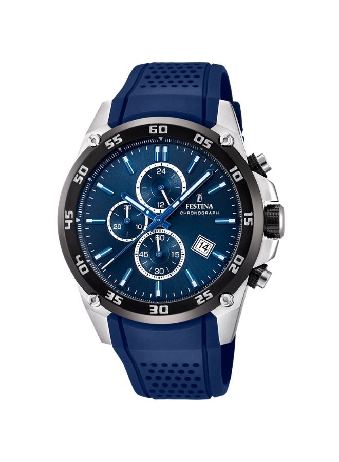 Festina Men's The Originals Watch F20330/2 Blue Rubber Strap - Image 1