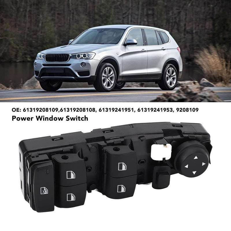 Power Window Switch Button 61319241951 High Sensitivity 9 Pin Electric Window Control Lift Switch Fit for 1 2 3 4 5 Series F20 F45 F46 F30 F80 - Image 4
