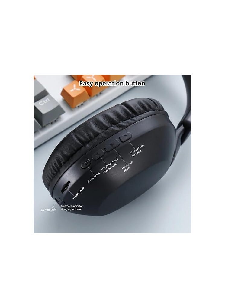 وايرلس سماعة رأس لاسلكية Sodo SD-1102 ستيريو، بلوتوث V5.3 مع ميكروفون خارجي ودعم بطاقة SD - Image 3