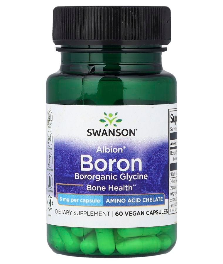 Albion® Boron 6 mg 60 Vegan Capsules
