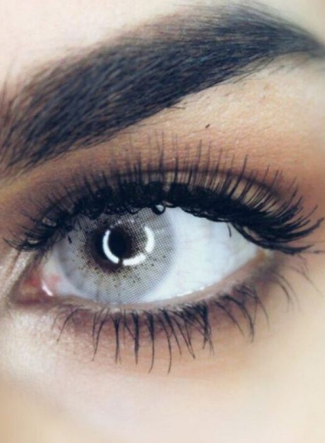 Luminous Women luminous gray Lenses Magnifying and shiny lenses for the eye they are  soft and light on the eyes and they are licensed by most countries of the world and have the ability to enter oxygen. Let your eyes breathe with Luminous - Image 1