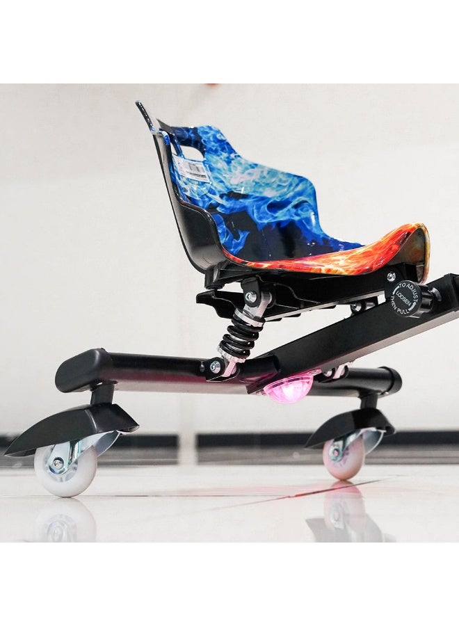CRONY JL009 8″ V-Type Drift Scooter Car – 250 W Motor, 36 V/3 Ah Battery, LED Lights, 3-Speed Modes, Red & Blue - Image 5