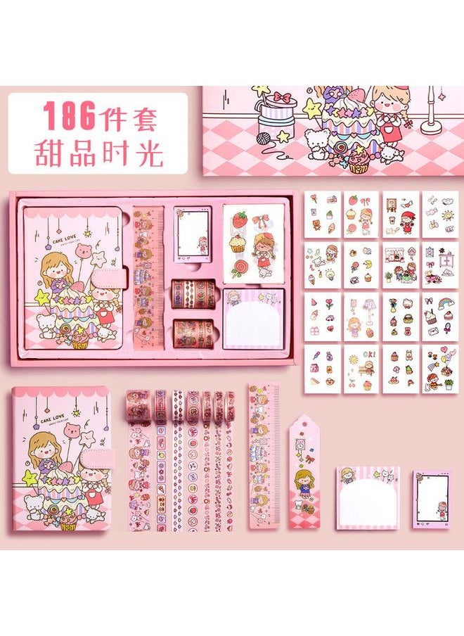 Bluejw 186 Pieces Of Hand-account Stickers This Book Suit Hand-account Books, Full Set Of Tools, Materials, Stickers, Books For Hand-account Materials  - Image 1