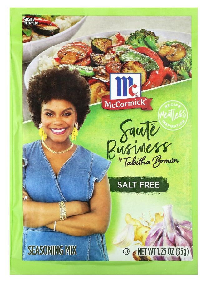 McCORMICK - Saute Business by Tabitha Brown Salt Free 1.25 oz (35 g) - Image 1