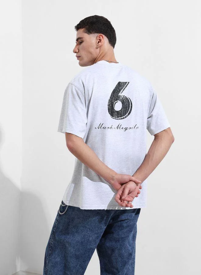 The Indian Garage Co Men Relaxed Fit Graphic Printed Crew Neck Half Sleeves T-Shirt