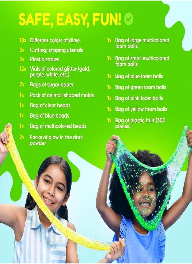 Zen Laboratory Ultimate Slime Kit for Girls 10-12 | Perfect Toys for Girls 7-12 Years Old | Complete DIY Slime Making Kit for Kids and Boys Party Favors  - Image 4