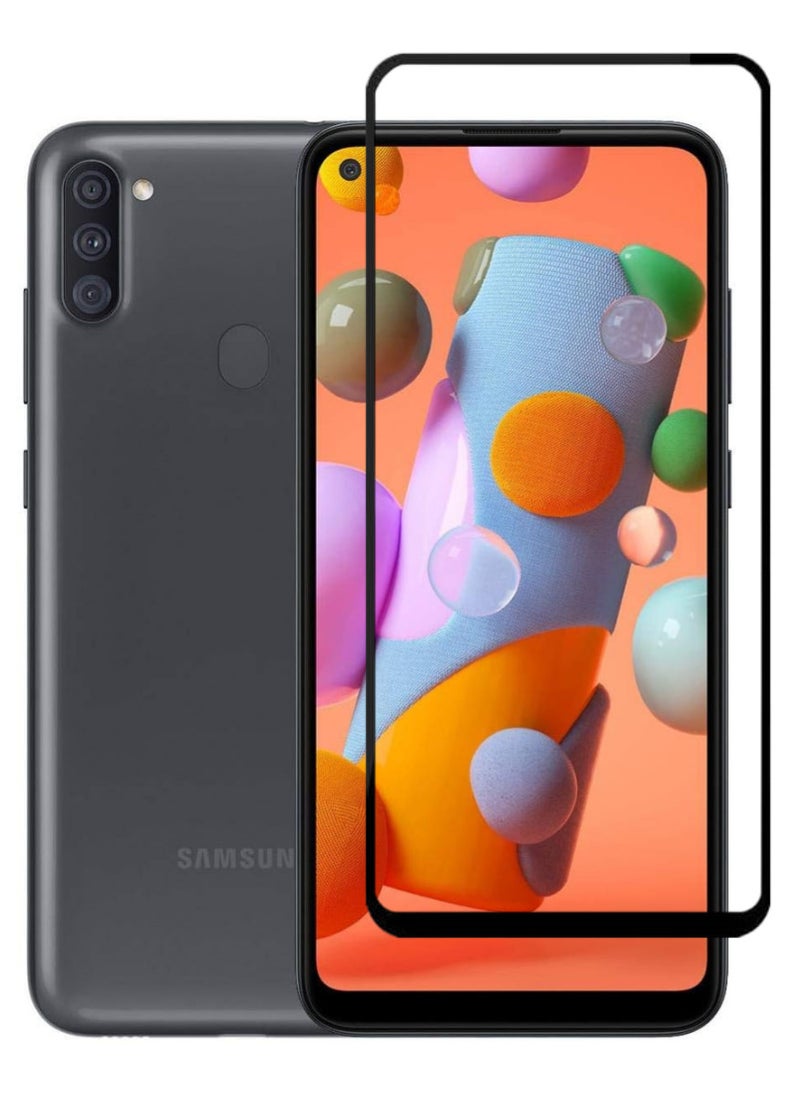 RAYON Tempered Glass Screen Protector 5D Designed For Samsung Galaxy A11 Full Screen Coverage And Bubble Free - Image 1