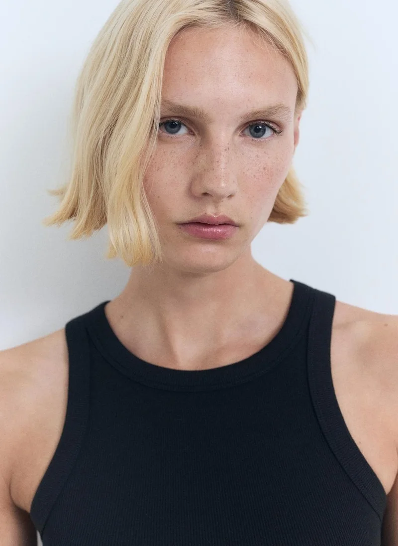 مانجو توب قطن مضلع