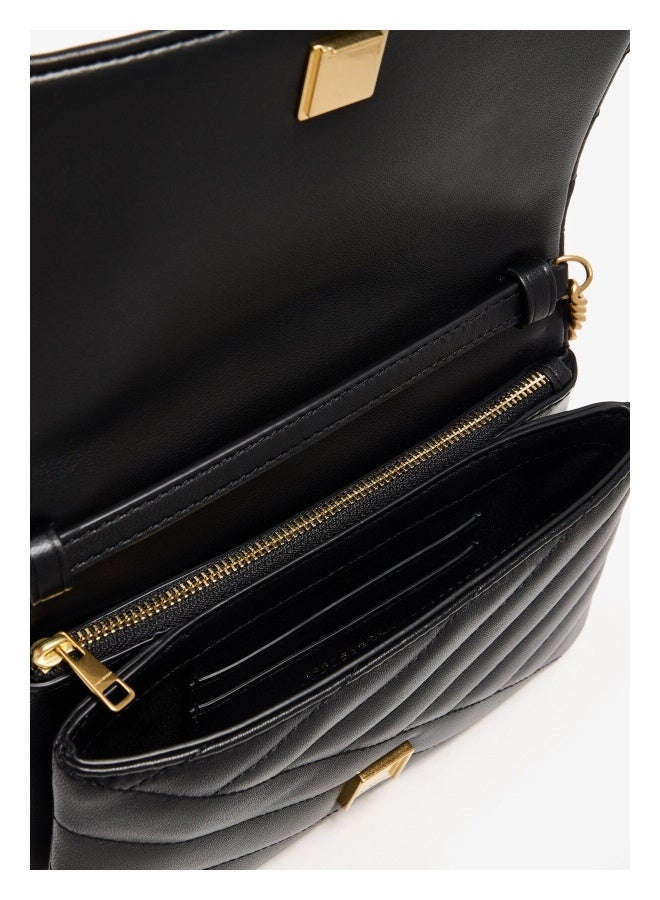 Tory Burch حقيبة كتف جلدية قابلة للتحويل من فليمنغ - Image 5