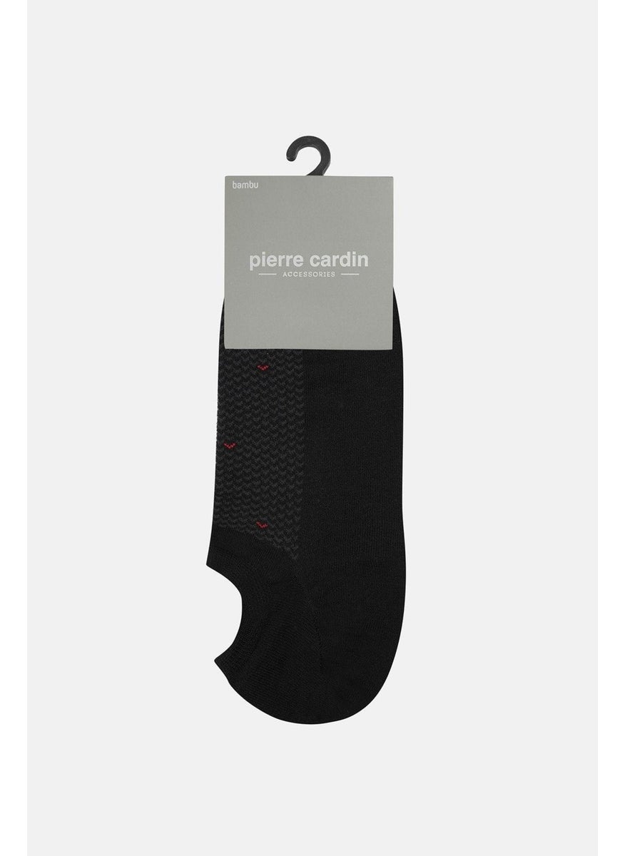 pierre cardin Bamboo 6-Pack Men's Sneakers Non-Slip Socks 3072-PC Black  - Image 1