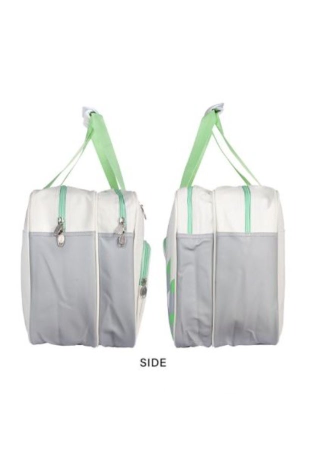 Apacs D821 SF Badminton Racket Bag, White – Lightweight Multi-Compartment Sports Racket Bag with Shoe Section for Badminton Training & Tournament Use - Image 4