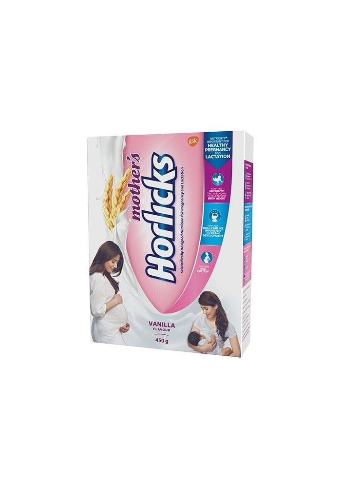 Horlicks Mother's Health and Nutrition Drink - 450 g Refill Pack (Vanilla Flavor) - Image 1