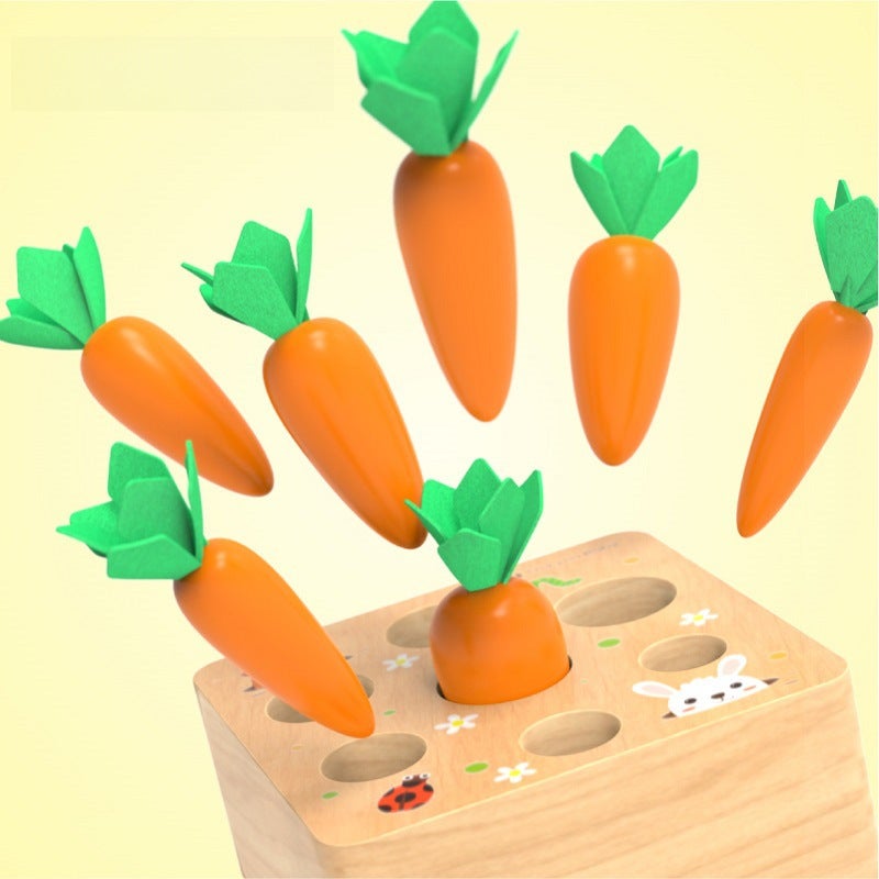 لعبة سحب الجزر المحاكاة للأطفال من Goryeobaby، لعبة الجزر، لعبة تعليمية حساسية في الروضة (GLBB-radish) - Image 1