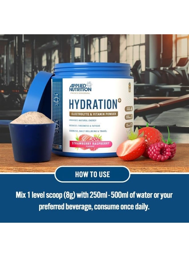 Applied Nutrition Hydration Electrolyte & Vitamin Powder - Natural Energy & Reduces Tiredness & Optimize Hydration (240g - 30 Servings)(Strawberry & Raspberry) - Image 5
