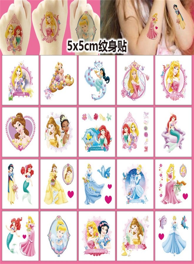 kingmagnate 40pcs Temporary Tattoos for Adults,Cute little Princess Party Favors Fake Tattoos Stickers,Birthday Party Supplies,Birthday Decorations Party Game Activities Reward Gifts (gz) - Image 5