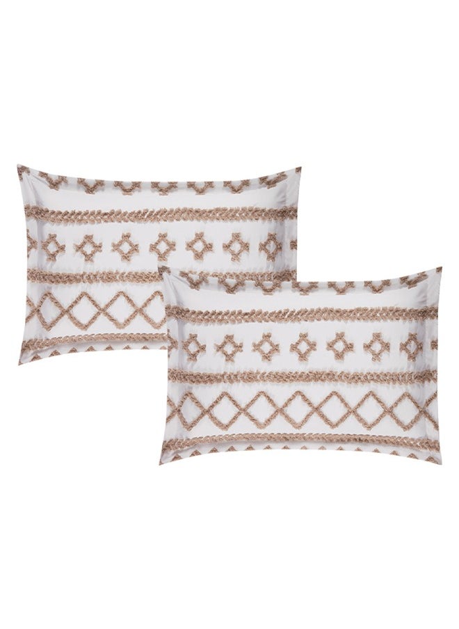 Noomi - Bohemian 7 Pieces Microfiber comforter set Double Size 260X240 CM - Image 1