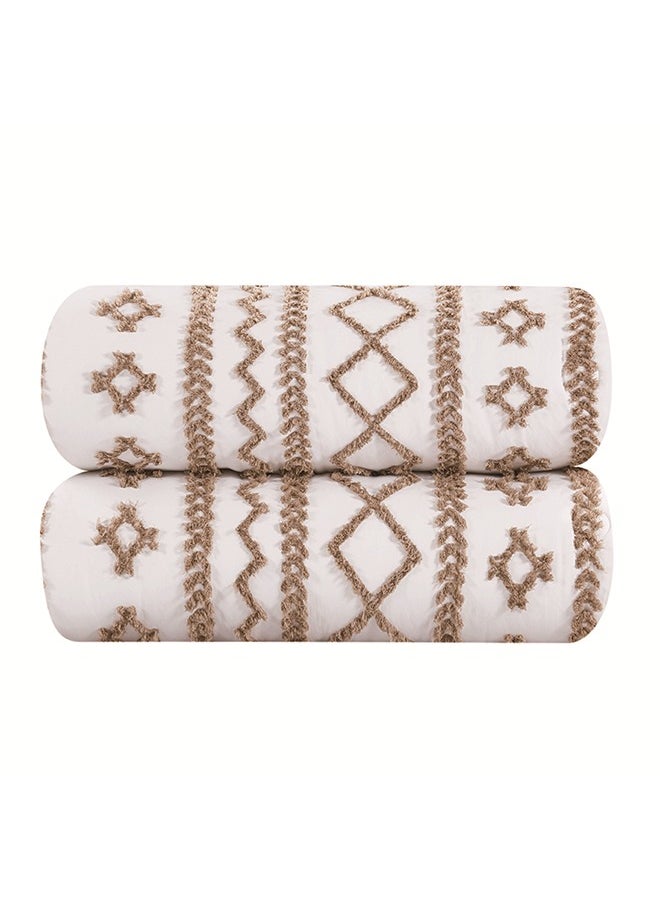 Noomi - Bohemian 7 Pieces Microfiber comforter set Double Size 260X240 CM - Image 1