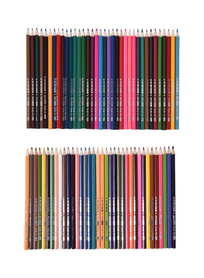 NIBEMINENT 72 Piece Premium Pre-Sharpened Oil Based Color Pencil Multicolour - Image 1