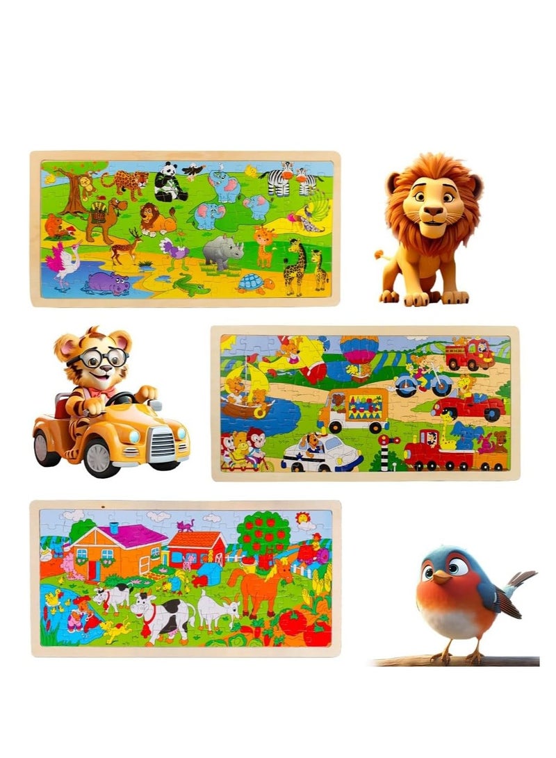 At the Yard Farm Wooden Puzzle – Assorted Animal Puzzle for Kids | Educational Learning Toy for Toddlers  Preschoolers | Fun  Interactive Puzzle for Early Development - Image 4