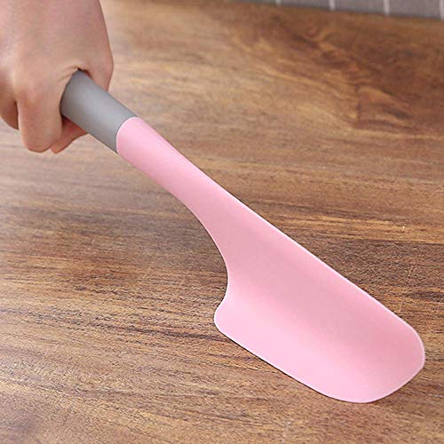 Baskety Silicone Spatula Multipurpose Kitchen Baking Tool for Cake, Cream, Butter & Mixing – Heat-Resistant Silicone Utensil, Light Pink (Pack of 1) - Image 4