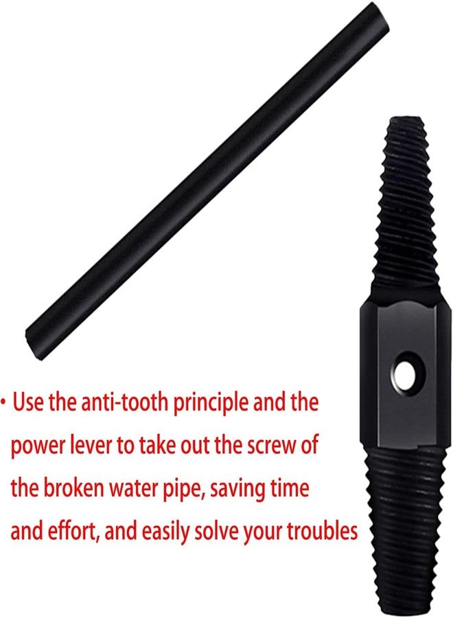 Inditrust Broken Pipe Extractor 1/2'' 3/4'' Double-Head Tap Faucet Valve Screw Extractor Set Damaged Broken Wire Water Pipe Bolt Remover Multipurpose House (1 PC) - Image 5