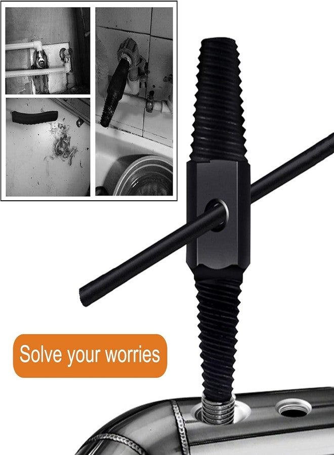 Inditrust Broken Pipe Extractor 1/2'' 3/4'' Double-Head Tap Faucet Valve Screw Extractor Set Damaged Broken Wire Water Pipe Bolt Remover Multipurpose House (1 PC) - Image 3
