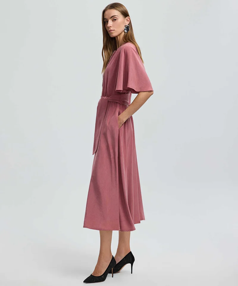 ايبيكيول Embroidered Cupro Dress