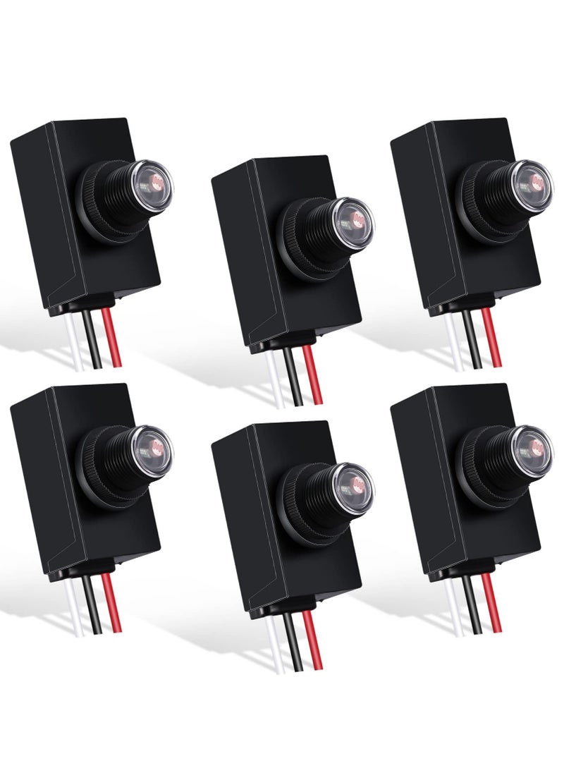 SYOSI - Dusk to Dawn Sensor for Outdoor Lighting 120-277V Photoelectric Switch Photocell Light Sensor Hardwired Post Eye Light Control Most Outdoor Lamp Fixtures Bulbs - Image 1