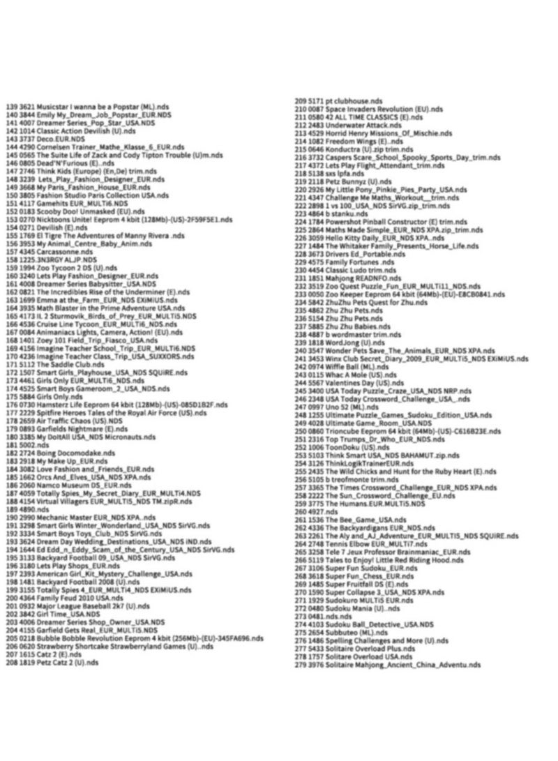 500-in-1 Super Combo Game Cartridge for Nintendo DS, DSi, 3DS, 3DS XL, 2DS - Compatible with NDS, NDSL, DSi LL, NEW 3DS, and more! - Image 4