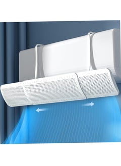 SänHahn Air Conditioner Deflector, 22-36.2inch Retractable Air Conditioner Air Deflector, Adjustable Wall-mounted AC Vent Deflector, Anti-Wind Baffles, Anti Direct Blowing Windshield Wind Guide for Home/Room/Office/Elderly, Babies, Pregnant Women -（3 in 1）  - Image 1