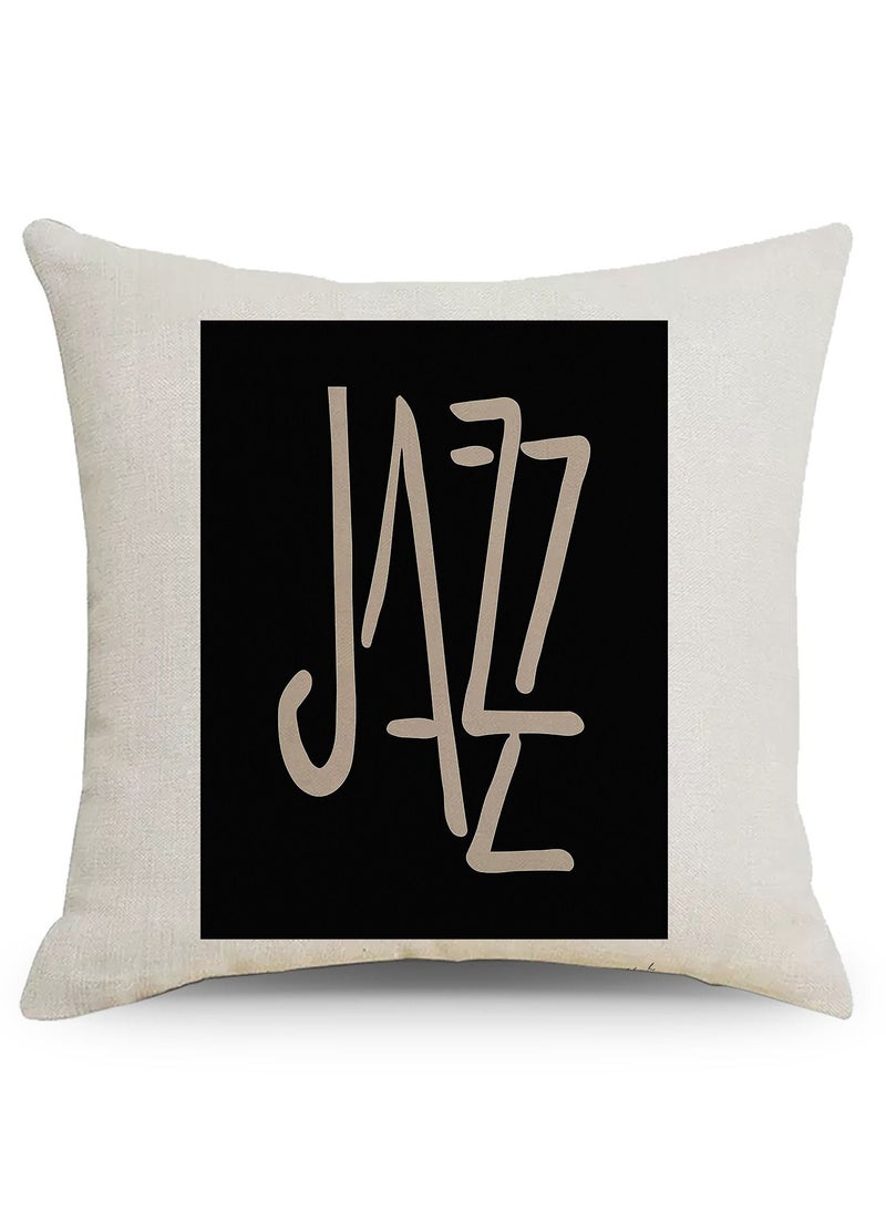 Y&D - Nordic abstract pattern linen material pillowcase pillow cover 45*45cm - Image 1