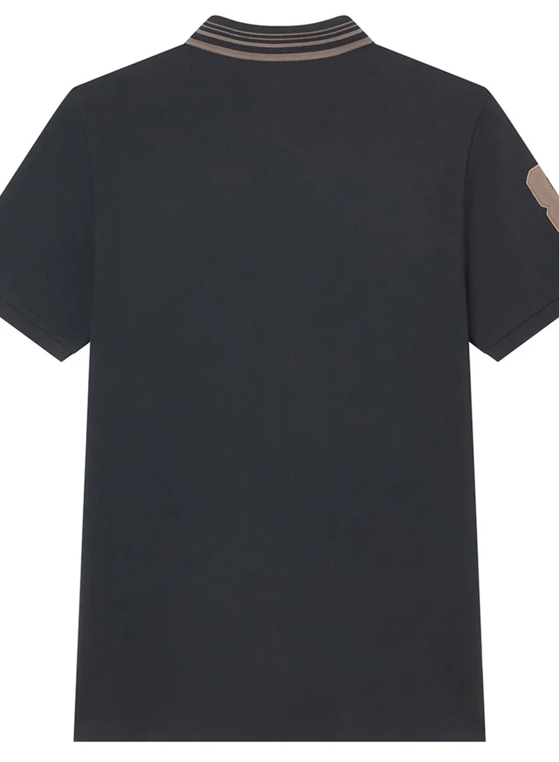 GIORDANO  Men's Slim Cotton Lycra Napoleon Polo for Men | Best Price UAE