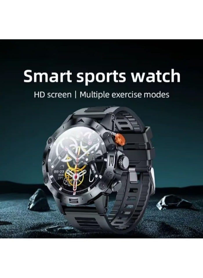 هوكو ساعة ذكية Y20 مقاس 1.53 بوصة بشاشة تعمل باللمس TFT وبلوتوث 5.1 إصدار المكالمات ومراقبة معدل ضربات القلب والأكسجين في الدم ومقاومة للماء ساعة ذكية رياضية - أسود. - Image 3