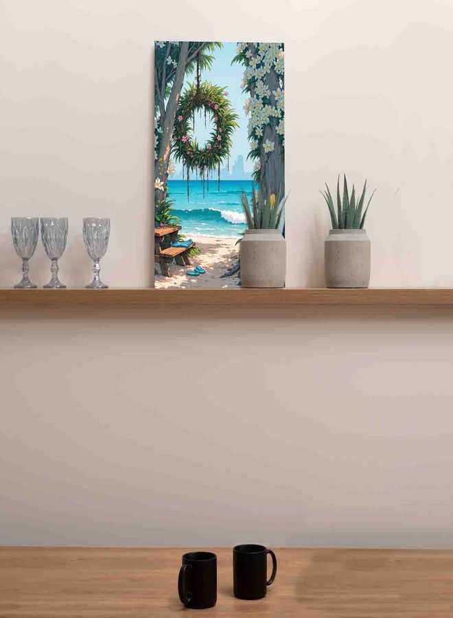 Aihonmin Coastal Beach Paint by Number for Adults Beginner and Kids,Cool surfboards DIY Acrylic Contemporary Painting by Numbers for Kids Beginners 16x20 inch Painting Craft On Canvas Home Decor(without frame) - Image 4