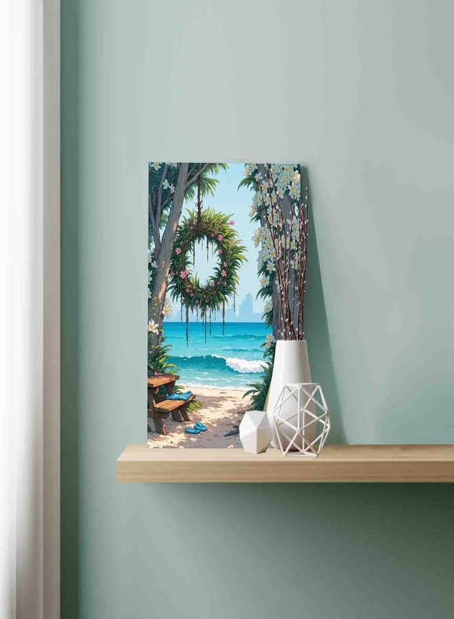 Aihonmin Coastal Beach Paint by Number for Adults Beginner and Kids,Cool surfboards DIY Acrylic Contemporary Painting by Numbers for Kids Beginners 16x20 inch Painting Craft On Canvas Home Decor(without frame) - Image 3