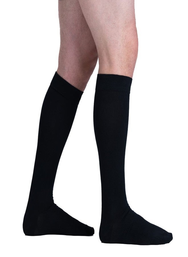 EvoNation Men & Women Knee High 15-20 mmHg Graduated Compression Cotton Socks - Moderate Pressure Compression Garment - Image 2